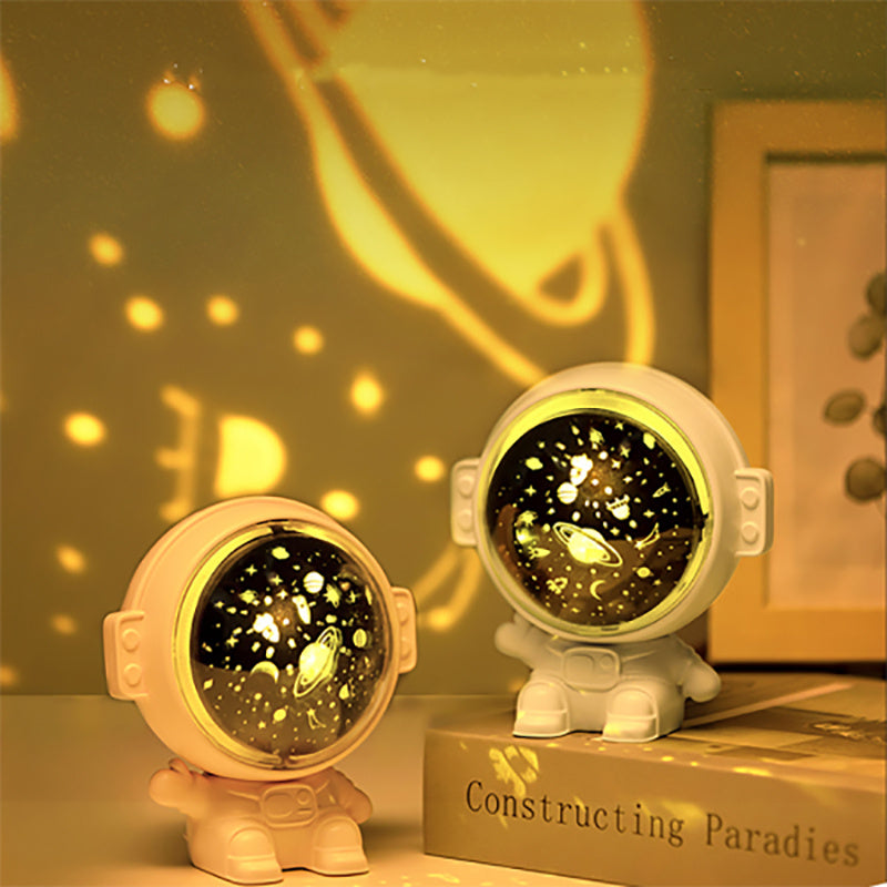 Galaxy Star Projector Starry Sky Night Light Astronaut Lamp Room Decr Gift