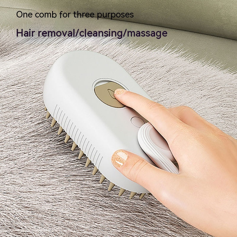 3 In 1 Electric Spray Cat Hair Brushes For Massage Pet Grooming Comb